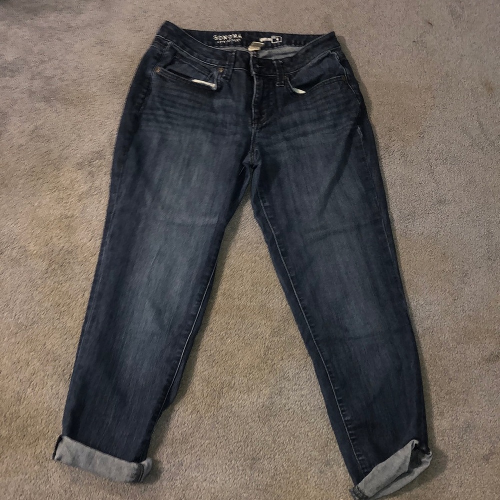 Sonoma cropped boyfriend jeans